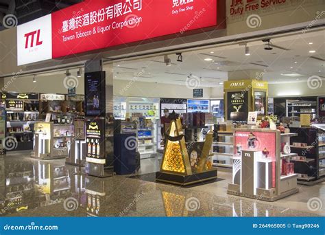 Duty Free Shops at Taoyuan Airport Taipei Taiwan Editorial Image - Image of terminal, asia ...