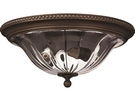 Hinkley Lighting Cambridge Olde Bronze Two-Light Flush Mount Light | HY3616OB