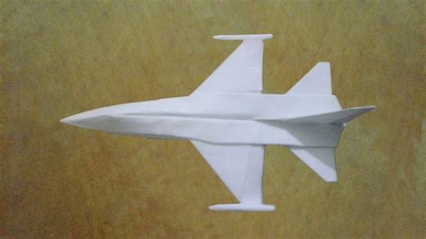 Origami F-16 Falcon - YouTube