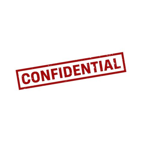 Premium Vector | Confidential Stamp Confidential Square Sign