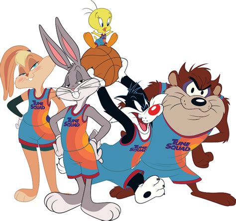 Space Jam Looney Tunes Animated Basketball Stars PNG | PNG All