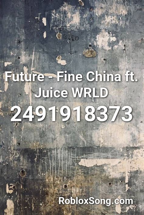 Future - Fine China Ft. Juice Wrld Roblox ID - Roblox Music Codes ...