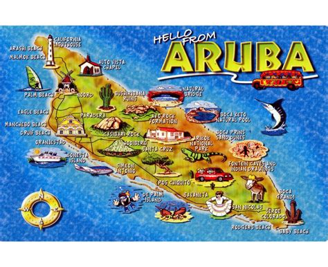 Maps of Aruba | Collection of maps of Aruba | North America | Mapsland | Maps of the World