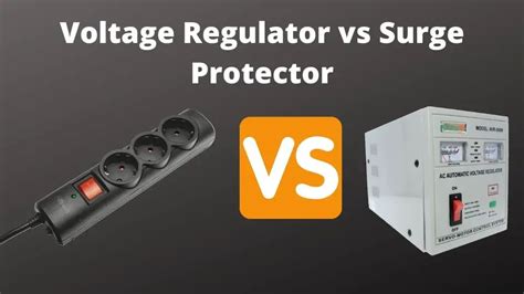 Voltage Regulator vs Surge Protector