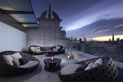 Best Boutique Hotels - London city guide | London rooftop bar, London rooftops, Rooftop bar design