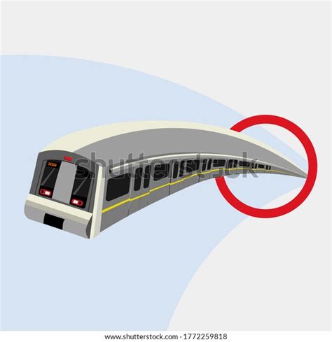 Delhi Metro Railway India Stock Vector (Royalty Free) 1772259818