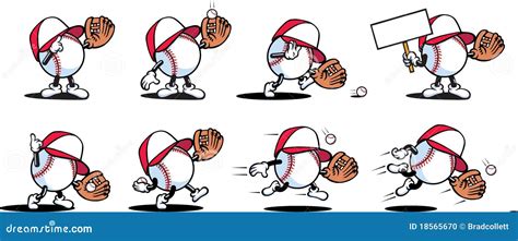 Baseball Characters Stock Photo - Image: 18565670