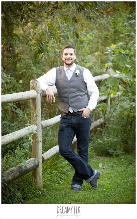 groom in vest and jeans, rustic chic post wedding shoot, dreamy elk photography and design Groom ...