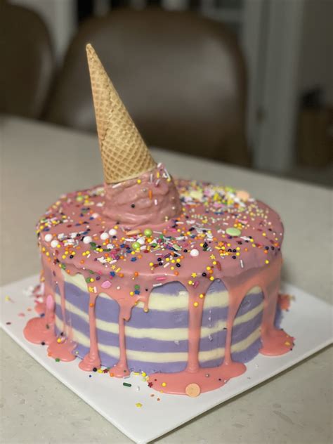 Melted Ice cream cake | Cake, Ice cream cake, Desserts