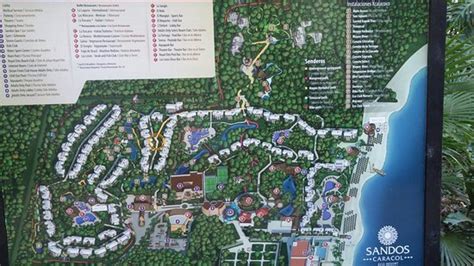 Sandos Caracol Eco Resort Map – Map Of The World