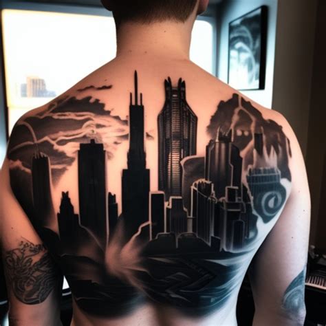 86 Chicago Skyline Tattoo Ideas - TattooClue.com