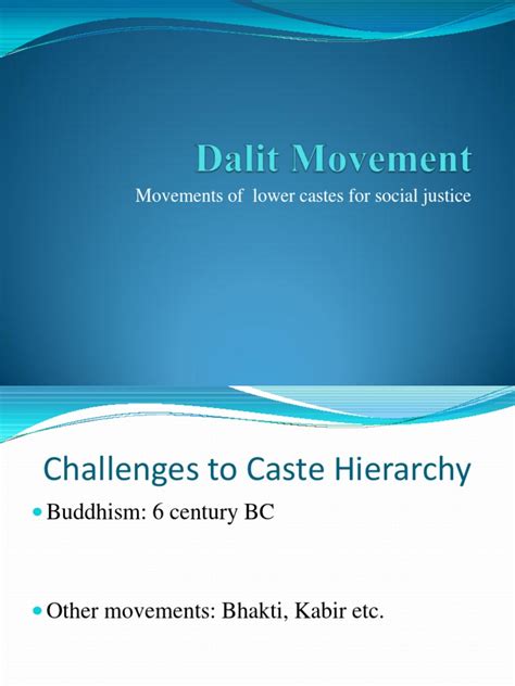 Dalit Movement