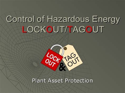 Control of hazardous energy