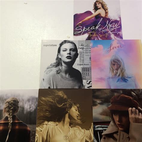 taylor swift - album covers (wall decor) SET, Furniture & Home Living, Home Decor, Wall Decor on ...