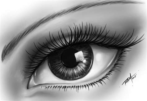 Realistic Eye Drawing By Ram