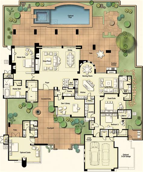 RESIDENCES AT THE RITZ CARLTON TUCSON FLOOR PLAN - Hacienda Model