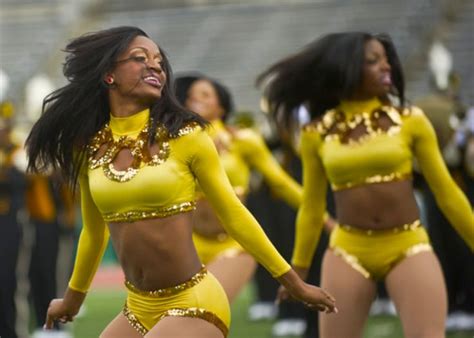 Alabama State Stingettes | Black cheerleaders, Dance uniforms, Hot cheerleaders