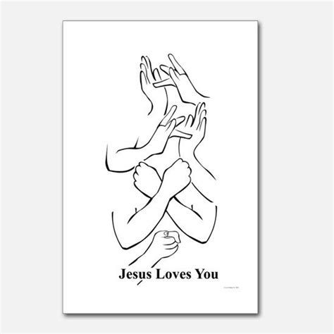 Jesus Loves Me Sign Language Printable