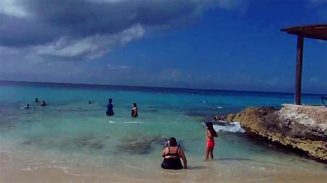 Playa Azul (Blue Beach) on Cozumel Island, Mexico - YouTube