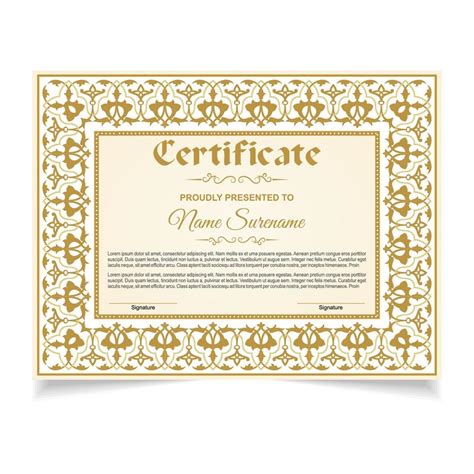 Certificate or diploma design 20820915 Vector Art at Vecteezy