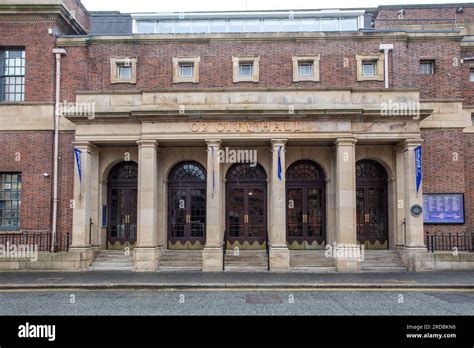 Newcastle City Hall exterior Stock Photo - Alamy