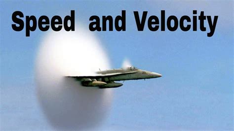 What is speed and velocity in physics? - YouTube