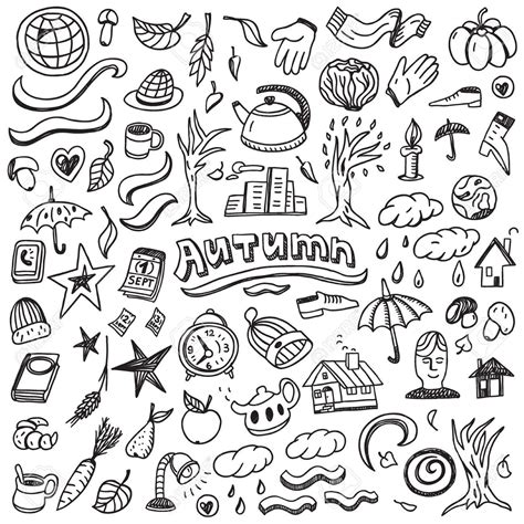 doodles autumn - Google Search | Autumn doodles, Bullet journal doodles, Bullet journal stickers