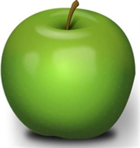 Free download of Photorealistic Green Apple clip art Vector Graphic