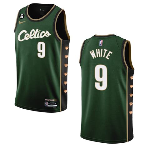 Boston Celtics Derrick White 2022-23 City Edition Dark Green Swingman ...