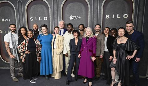 Cast of Silo at the red carpet premiere. Do you see some of your ...