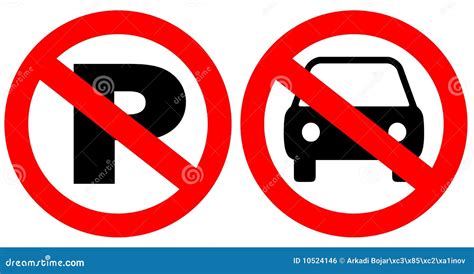 Parking Signs Cartoon Vector | CartoonDealer.com #940031