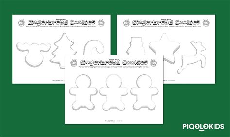 Plan Your Gingerbread Cookie Designs: Creative Printable Worksheets for ...