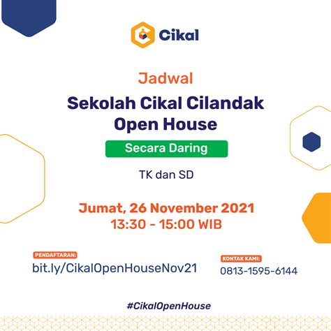 Open House Virtual Sekolah Cikal Cilandak