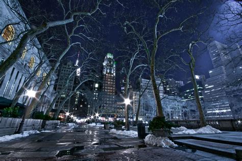 City Winter Night Wallpapers - Wallpaper Cave