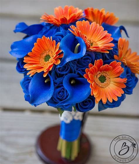 blue-and-orange-flowers-for-weddings-23-best-royal-blue-and-orange-wedding-ideas-images-on ...