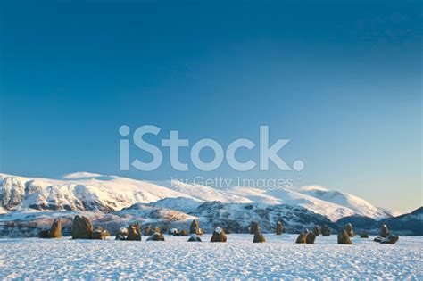 Castlerigg Stone Circle A Winter Scene Stock Photo | Royalty-Free | FreeImages