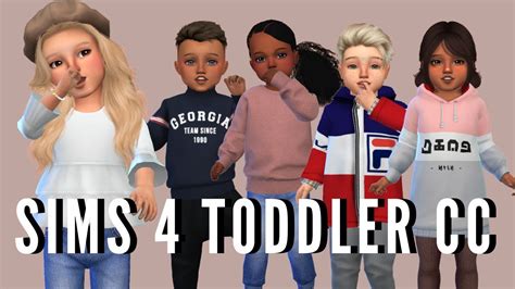 Sims 4 toddler cc🧡 #4 - YouTube