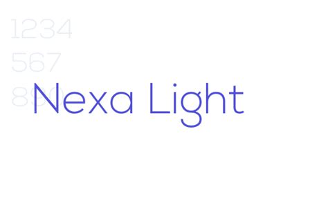 Nexa Light - Font Free Download