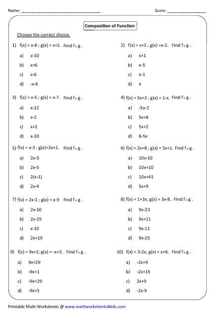 Fog/Gof worksheet | Mathematics worksheets, Graphing quadratics ...