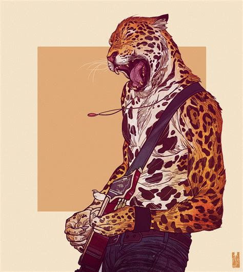 Illustrations of Animals with Human Personalities by Kim Nguyen Furry ...