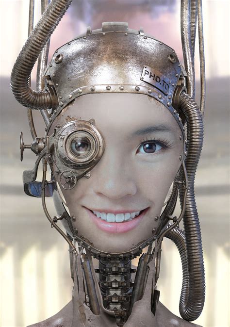 Aja Napier Anfänglich female robot mask Haarschnitt Shipley Ungenau