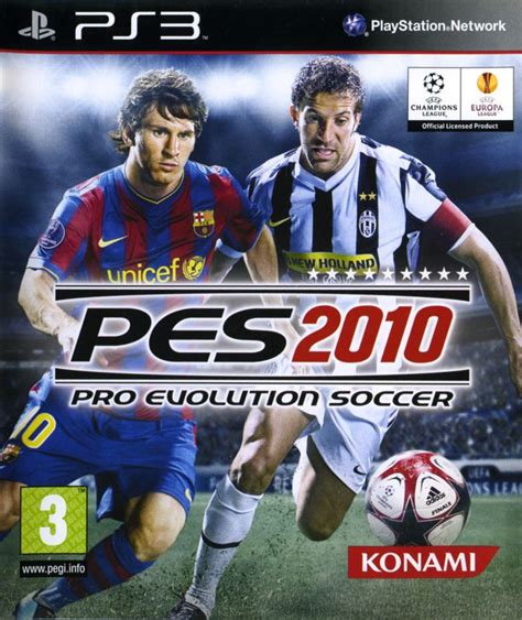 PES 2010: Pro Evolution Soccer (2009) PlayStation 3 box cover art - MobyGames