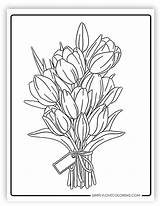 73 Spring Coloring Pages Free PDF Printables  Simply Love sketch template