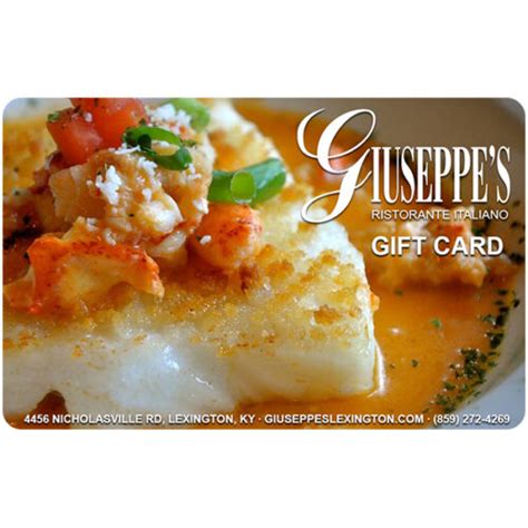 Gift Cards - Giuseppe's Ristorante Italiano