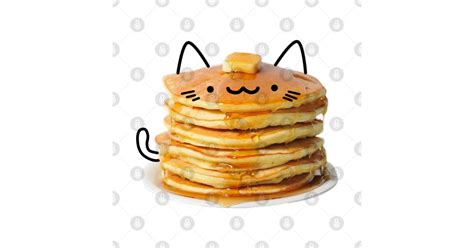 Cat Pancake - Pancake - T-Shirt | TeePublic