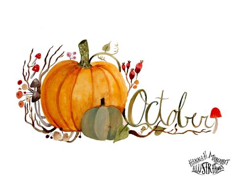 Cozy Holiday Corner! — hannahmargaretillustrations: October is my... Painting & Drawing ...