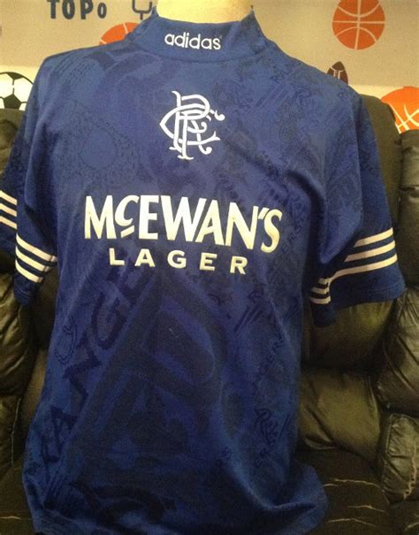 Original Adidas Soccer Jersey Rangers