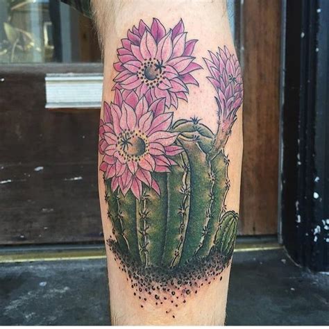 25 Cactus Flower Tattoo Ideas For Your Beautiful but Prickly Soul | Flower tattoo, Cactus tattoo ...