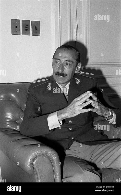 Jorge Rafael Videla, Argentine, military, general, military junta, Proceso de Reorganización ...