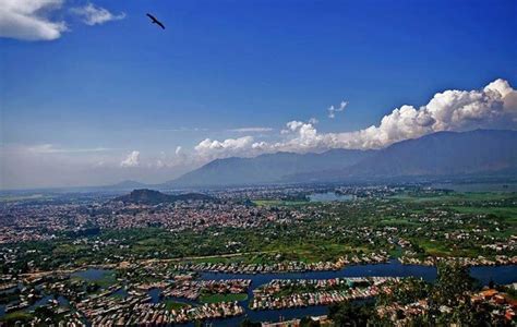 worldzone7: Aerial View of Srinagar City